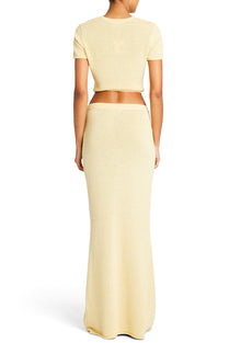 Womens | Kora Knit Maxi Skirt | Butter