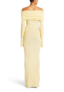 Womens | Galleria Rib Knit Maxi Dress | Butter