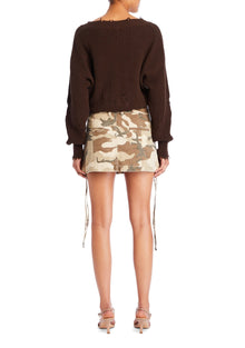 Womens | Finn Cargo Skirt | Desert Camo