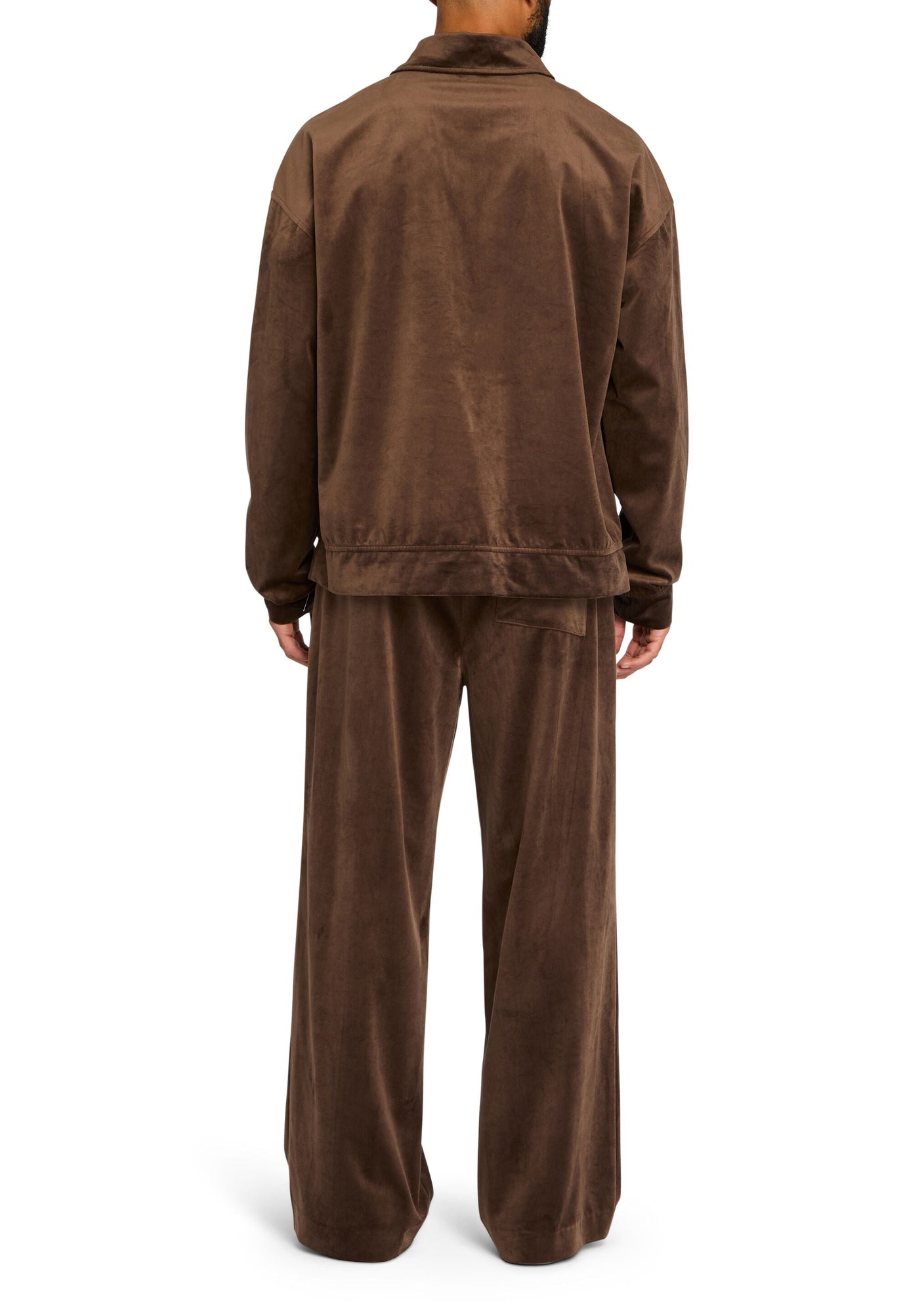 Mens | Charles Velvet Shirt | Ash Brown