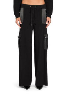 Womens | Daph Knit Cargo Pant | Black