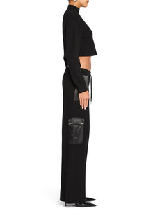Womens | Daph Knit Cargo Pant | Black