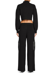 Womens | Daph Knit Cargo Pant | Black