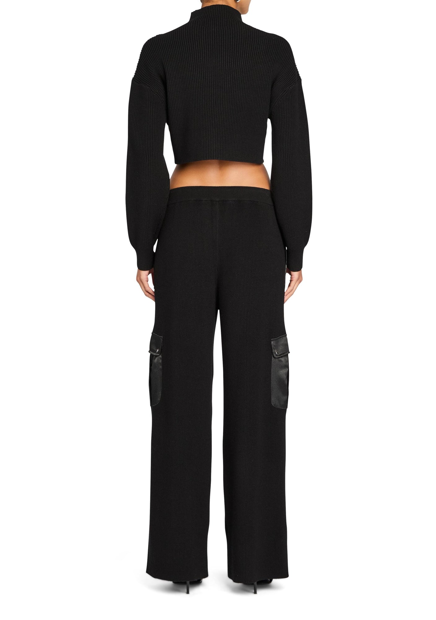 Womens | Daph Knit Cargo Pant | Black