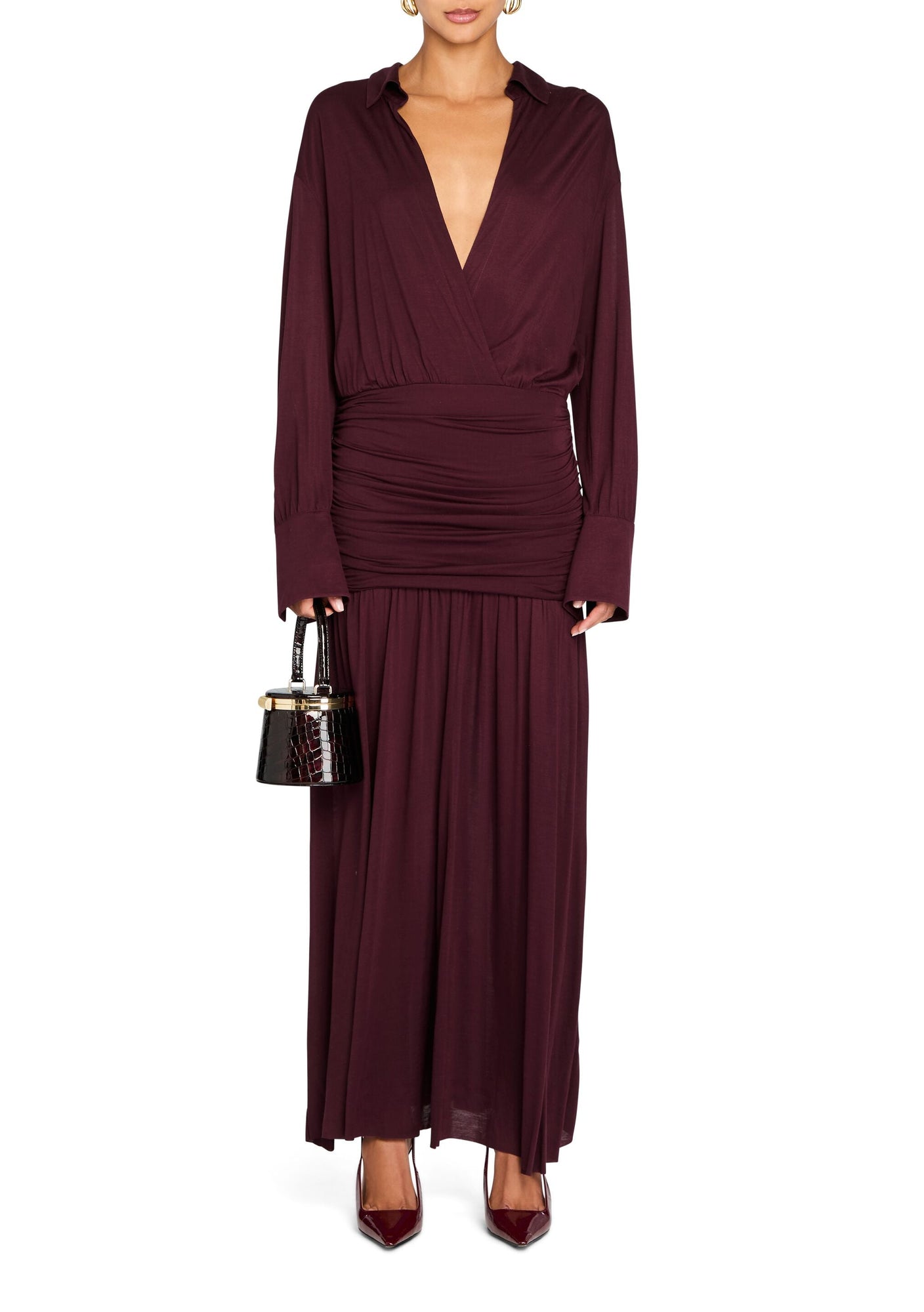 Womens | Farah Maxi Dress | Merlot