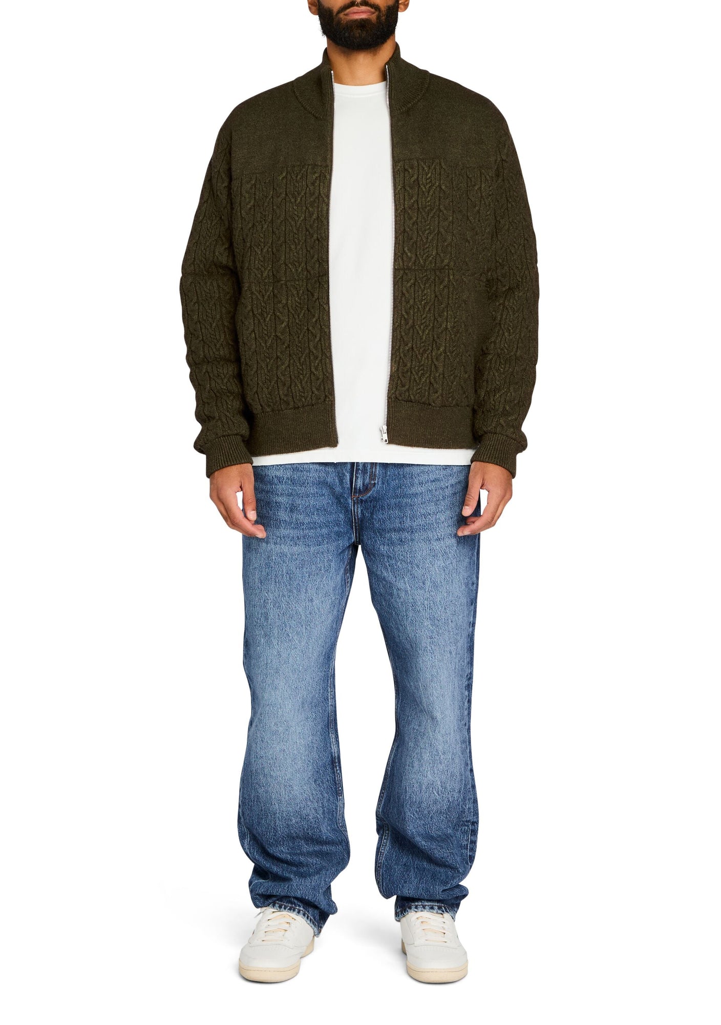 Unisex | Levi Knit Puffer | Hunter Green