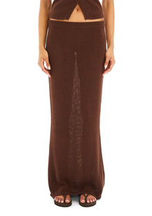 Womens | Kora Knit Maxi Skirt | Coconut