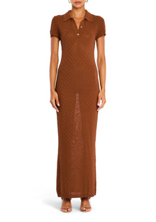 Womens | Beacon Knit Dress | Toffee