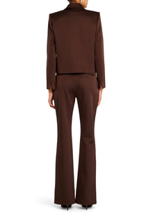 Womens | Bex Satin Jacket | Ash Brown