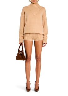 Womens | Dessa Chunky Knit Sweater | Tan
