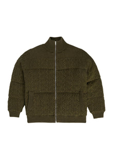 Unisex | Levi Knit Puffer | Hunter Green