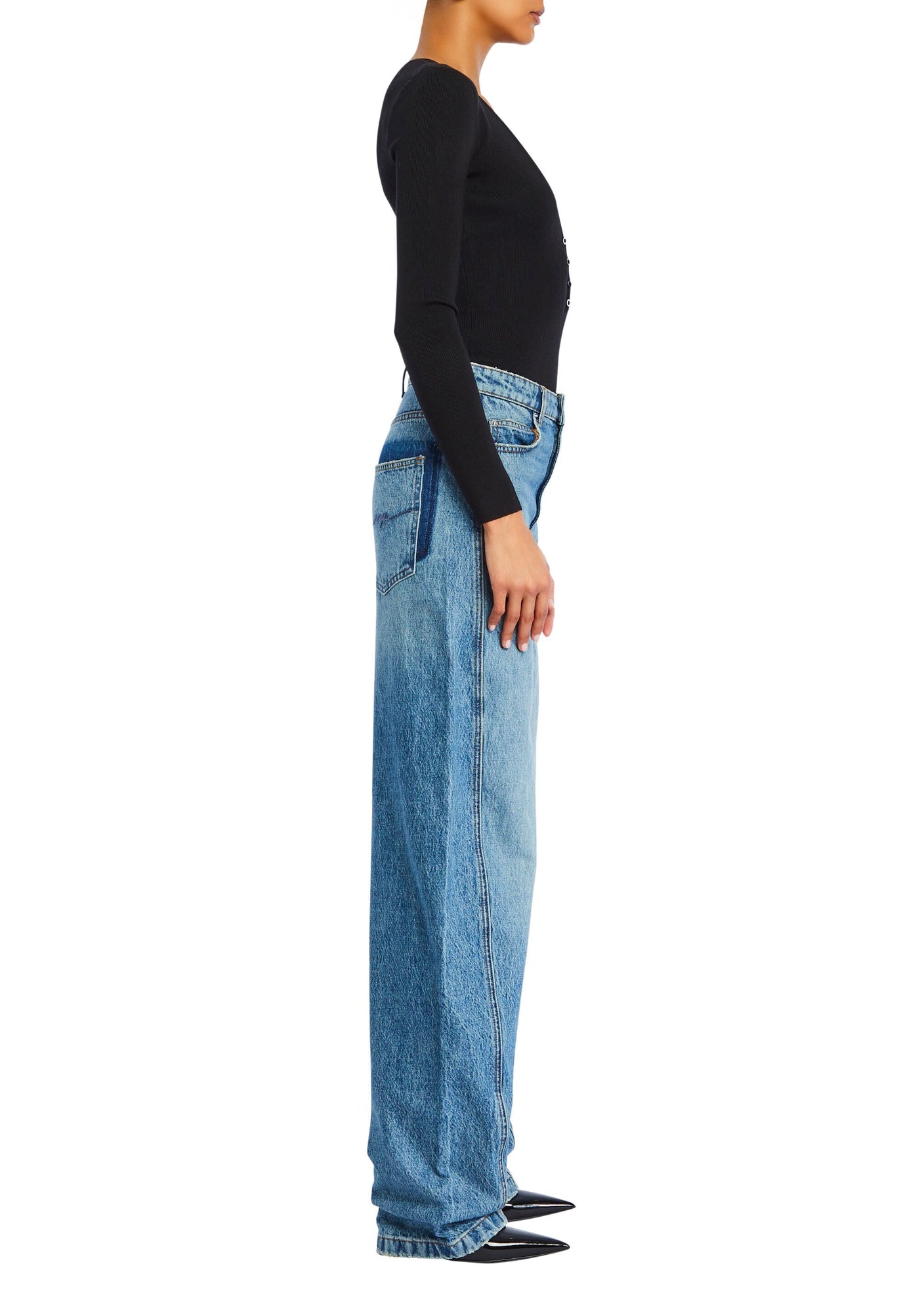 Womens | Lia Knit Bodysuit | Black