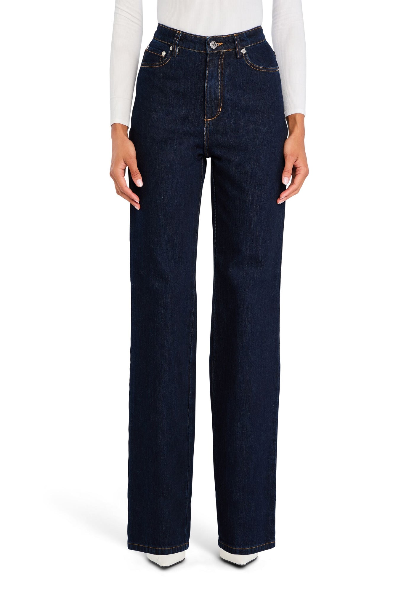 Womens | Brooklyn High Rise Straight Jean | Rinse