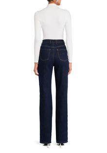 Womens | Brooklyn High Rise Straight Jean | Rinse