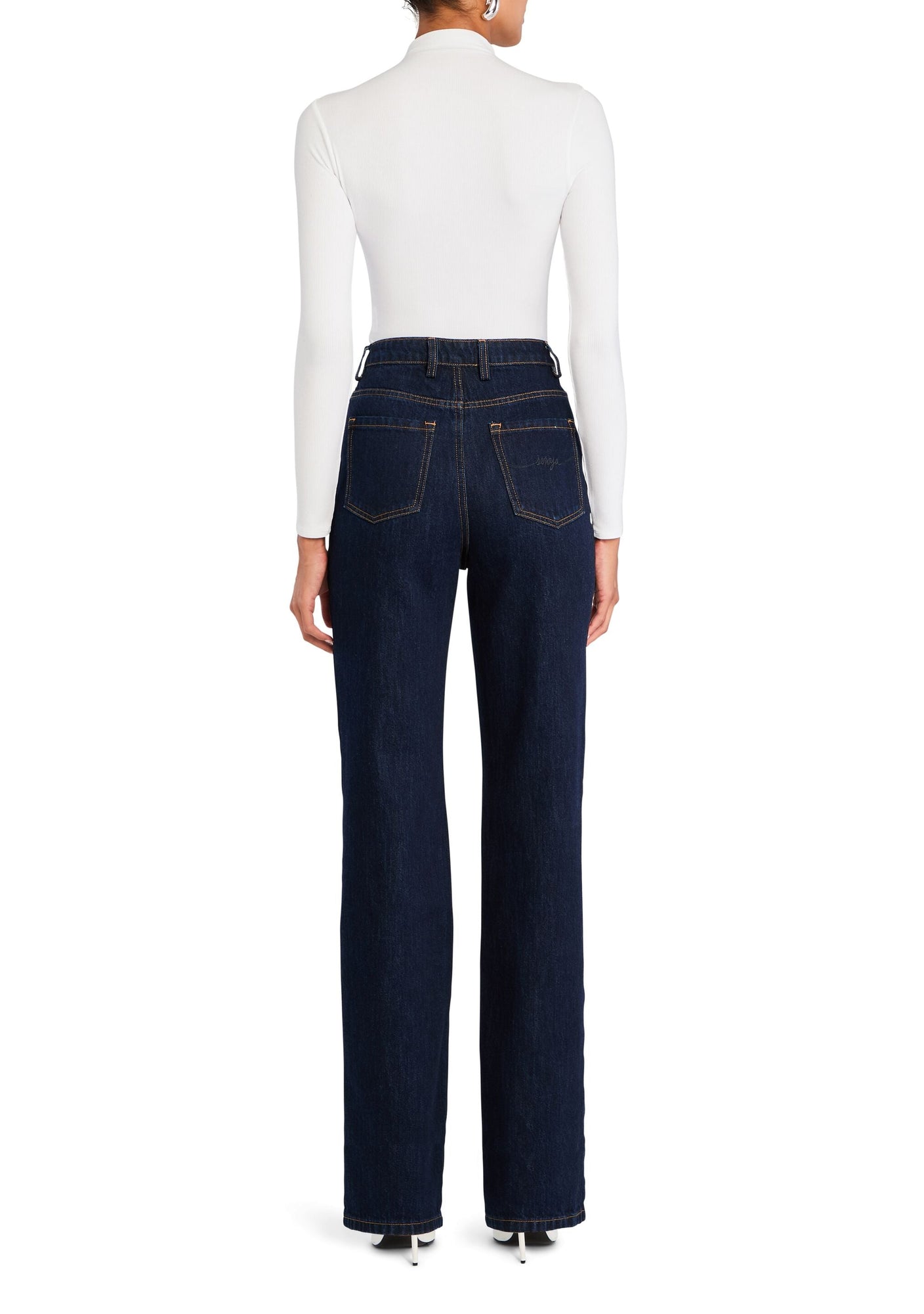 Womens | Brooklyn High Rise Straight Jean | Rinse