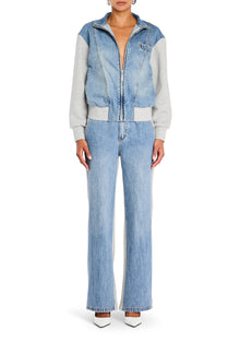 Womens | Page Terry Denim Jacket | River