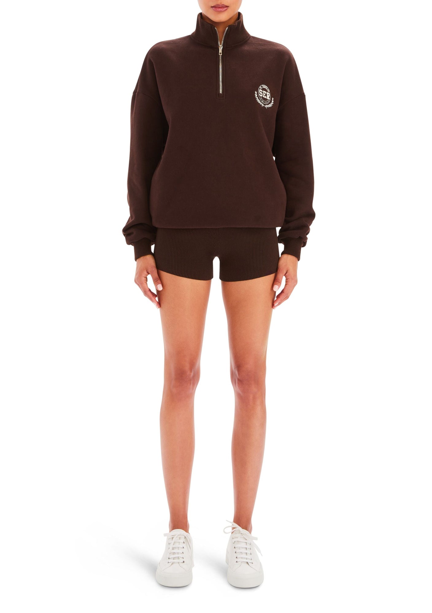 Womens | Bay Knit Short | Ash Brown