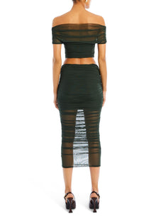 Womens | Marsh Top | Forest Green