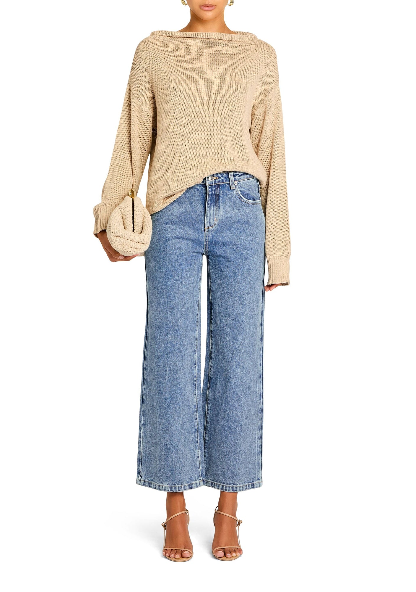 Womens | Kirt Wide Leg Cropped Jean | Lakeside