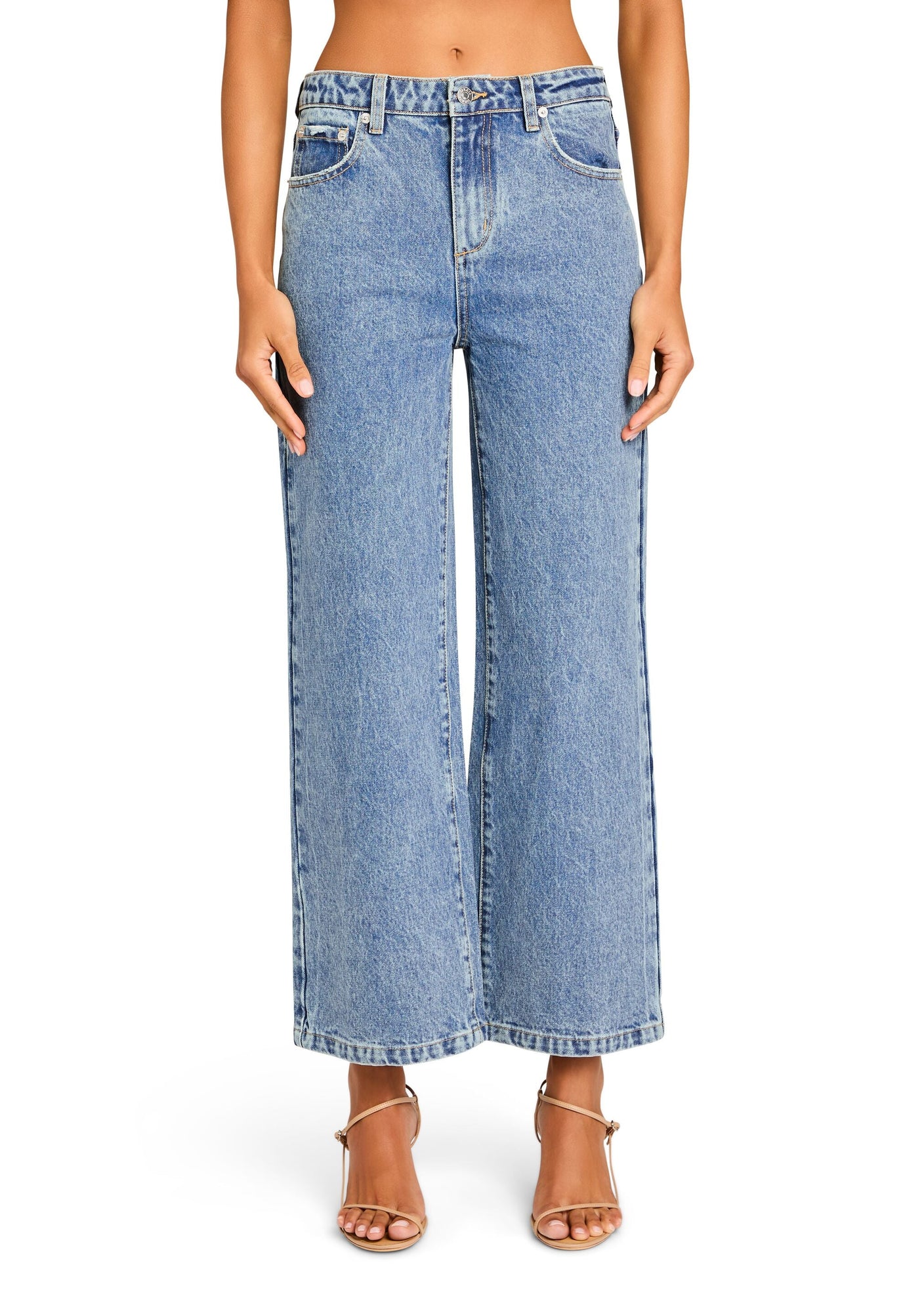 Womens | Kirt Wide Leg Cropped Jean | Lakeside