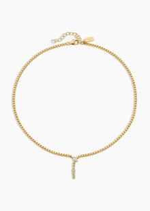 Cleopatra Necklace | Clear Crystal | 14K Gold Plated