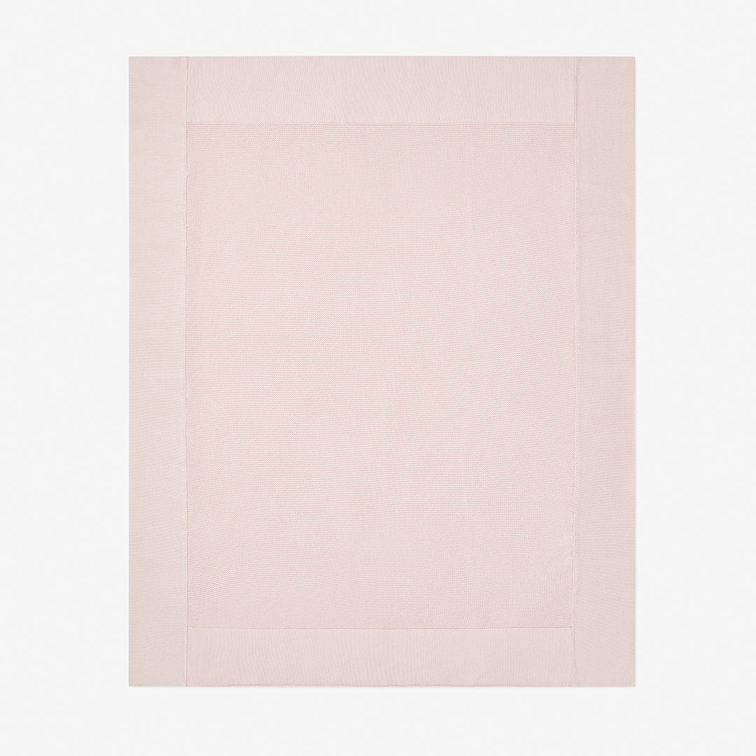 Girls | Pale Pink Sofia + Finn Knit Baby Blanket | Pink