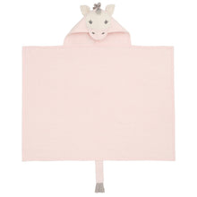 Girls | Pink Unicorn Hooded Baby Bath Wrap | Pink