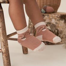 Boys | Bear Non Slip Baby Sock Set 3pk | Rust