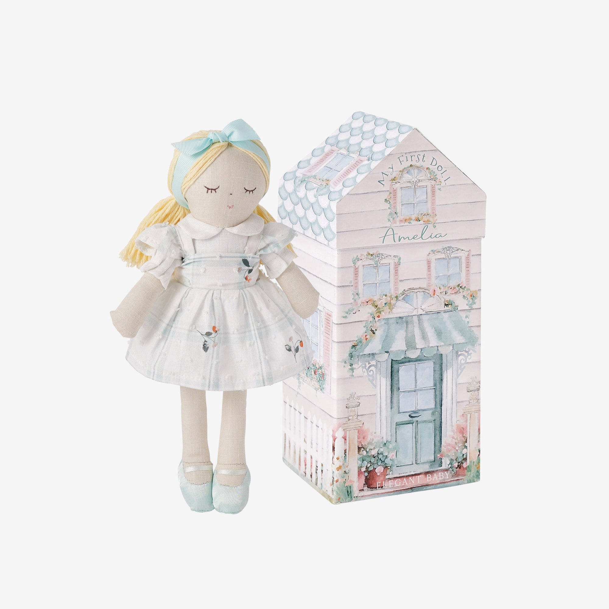 Unisex | 10" Amelia Linen Toy Boxed | Multi