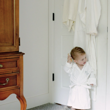 Unisex | White 2-4T Terry Bath Robe | White