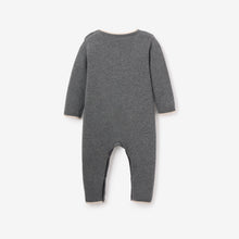 Boys | Wolf Knit Baby Jumpsuit | Dark Gray