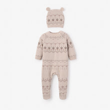Unisex | Acorn Fairisle Jumpsuit + Hat Set 2pc | Taupe