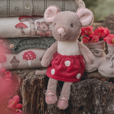 Unisex | Magical Mouse Plush Doll w/ Gift Box | Red