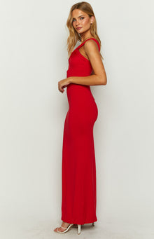 Ellis Maxi Dress | Red