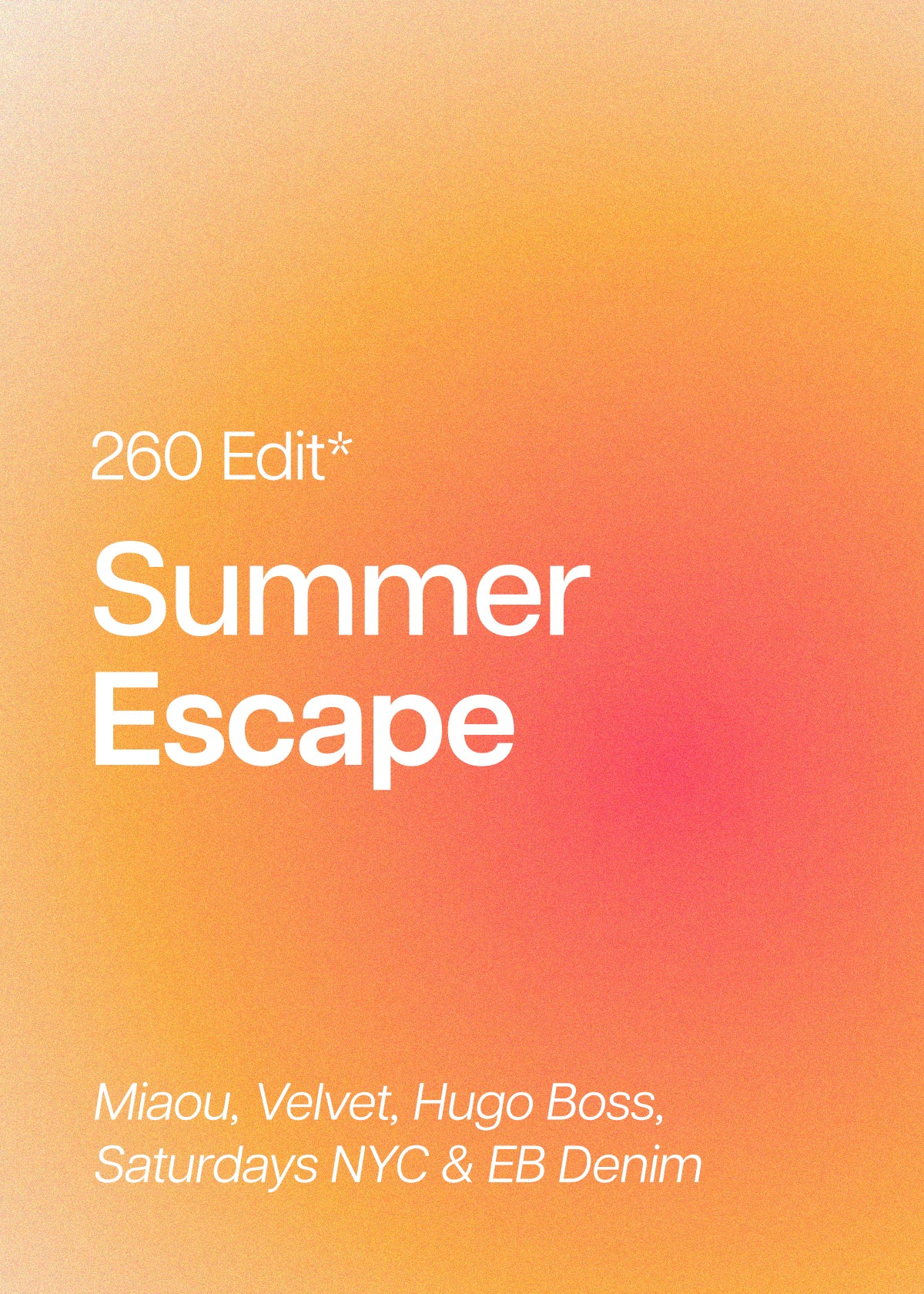 [IC] 260 Edit : Summer Escape Line Pass, LA