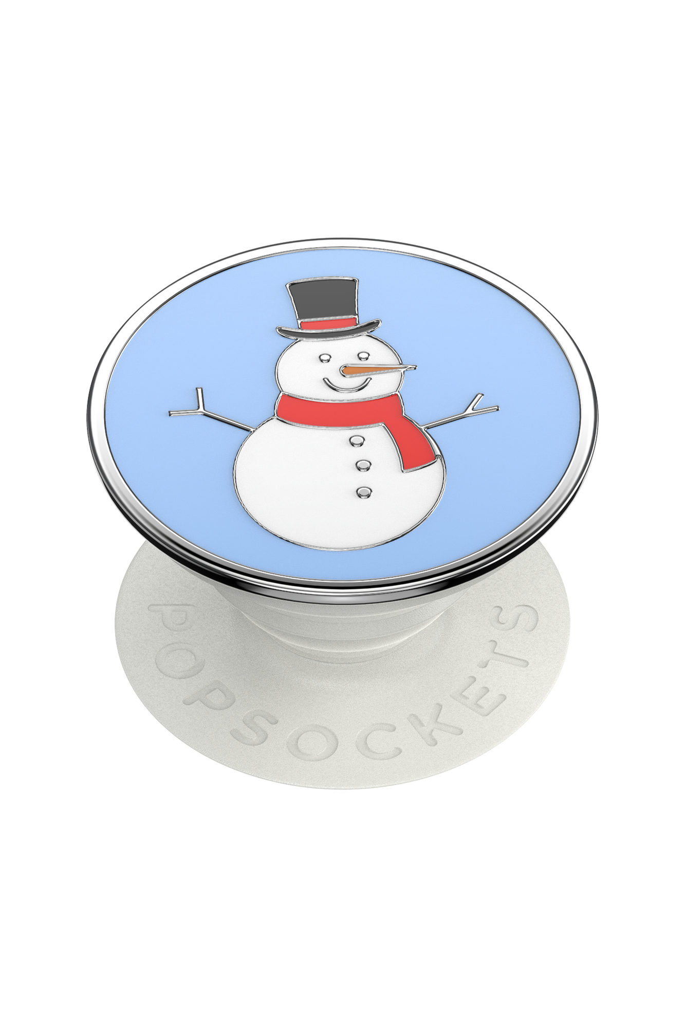 Enamel Snowman | Blue