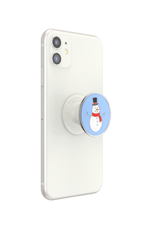 Enamel Snowman | Blue