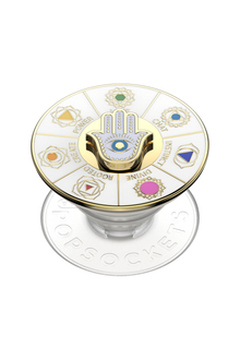Enamel Spinner Chakras | White