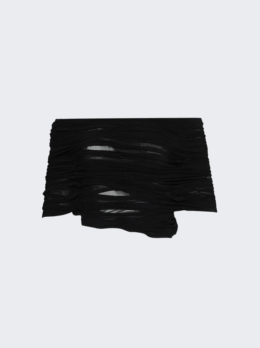 Women | Di Petsa | Hand Draped Wetlook Top | Black