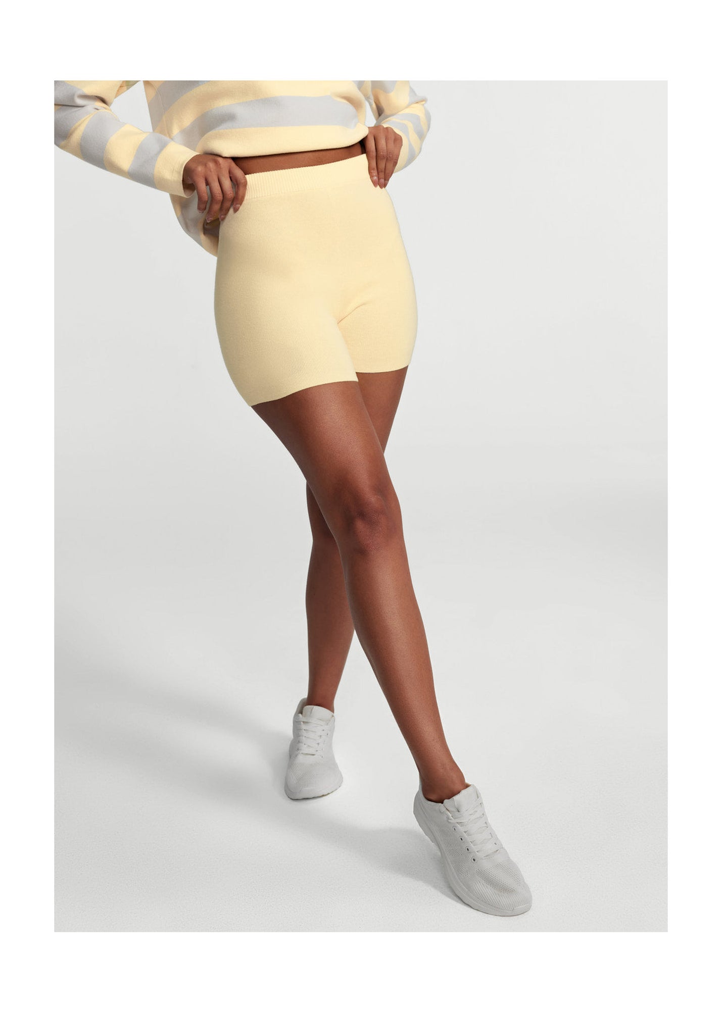 Everyday Knit Shorts | Lemon Meringue