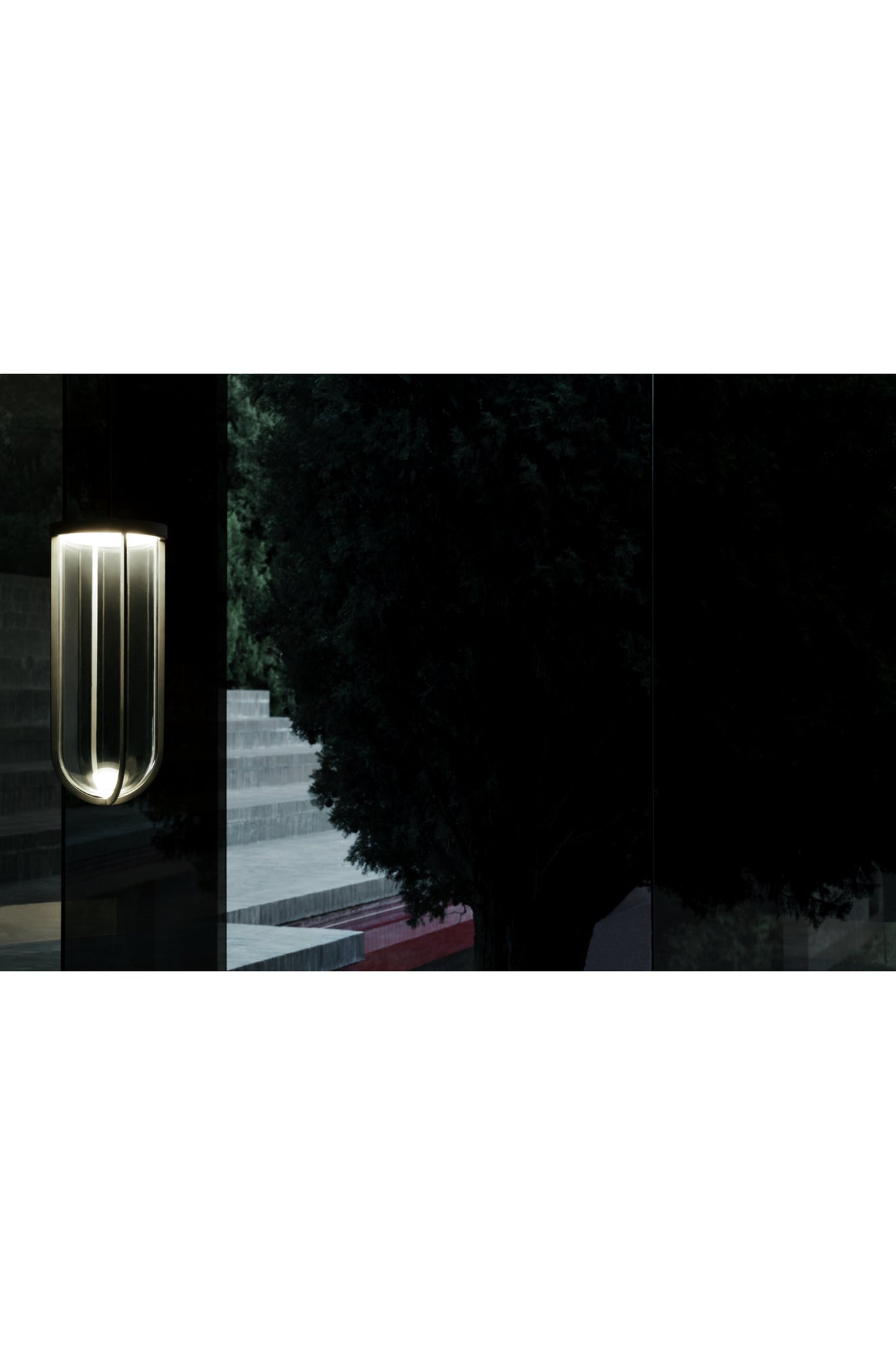 In Vitro Outdoor Bollard H29.3" 2700K 1-10V | Black