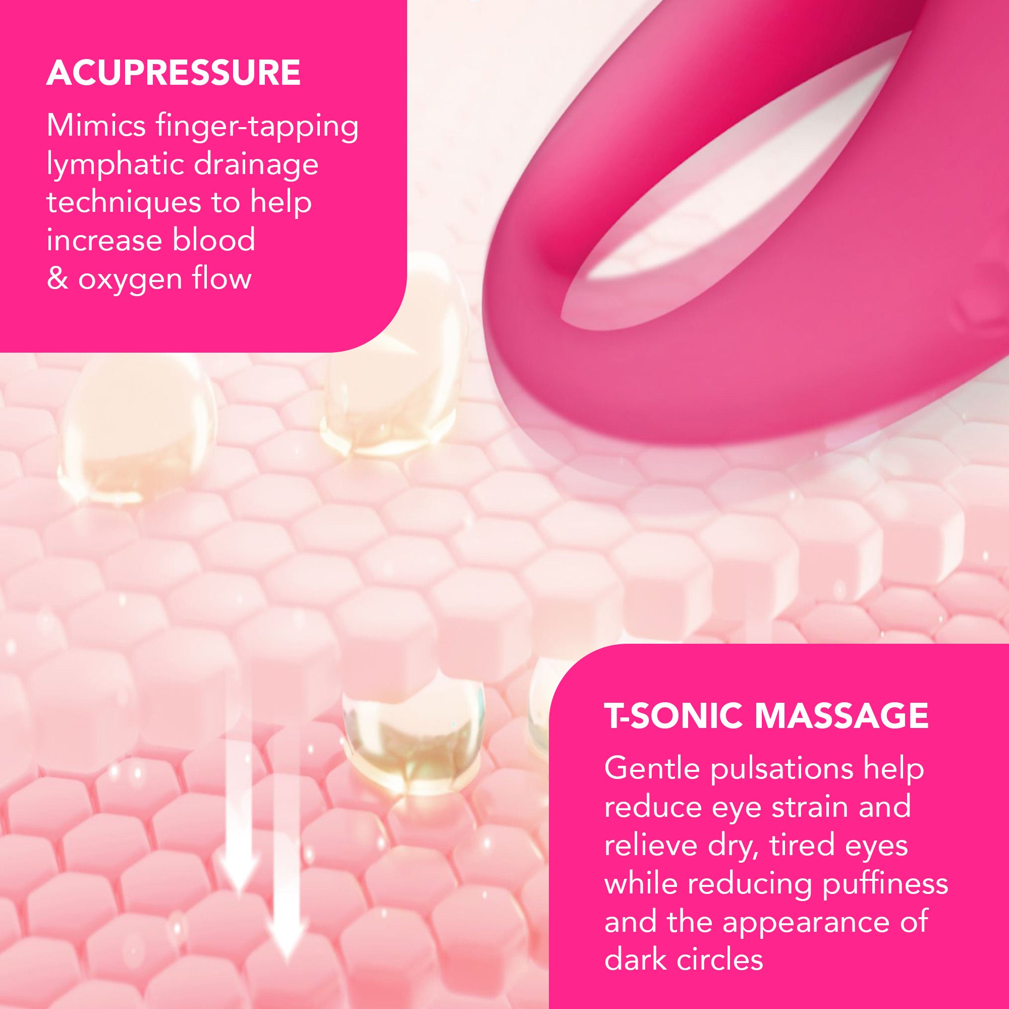 IRIS 2 Eye Massager | Fuchsia