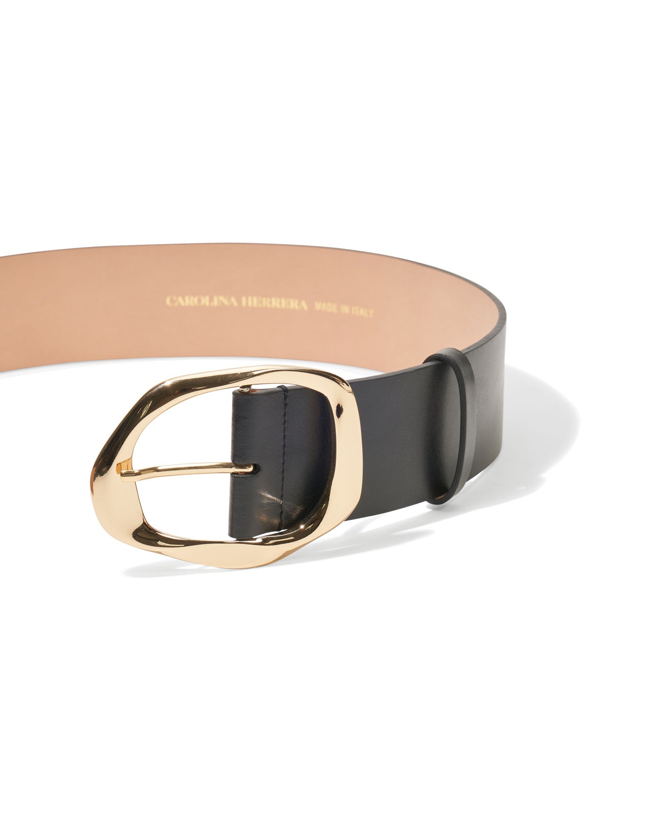 Sculptural Buckle Belt - 50 | Black