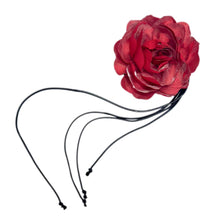 Girl | Victoria Flower Neck Tie | Red