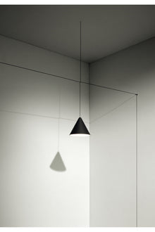 String Light Cone Suspension 22m App | Blue