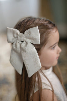 Girl | Eliza Petite Hair Bow | Ivory
