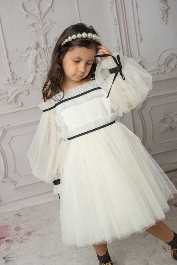 Girl | CocoIvory Tulle Dress | Ivory