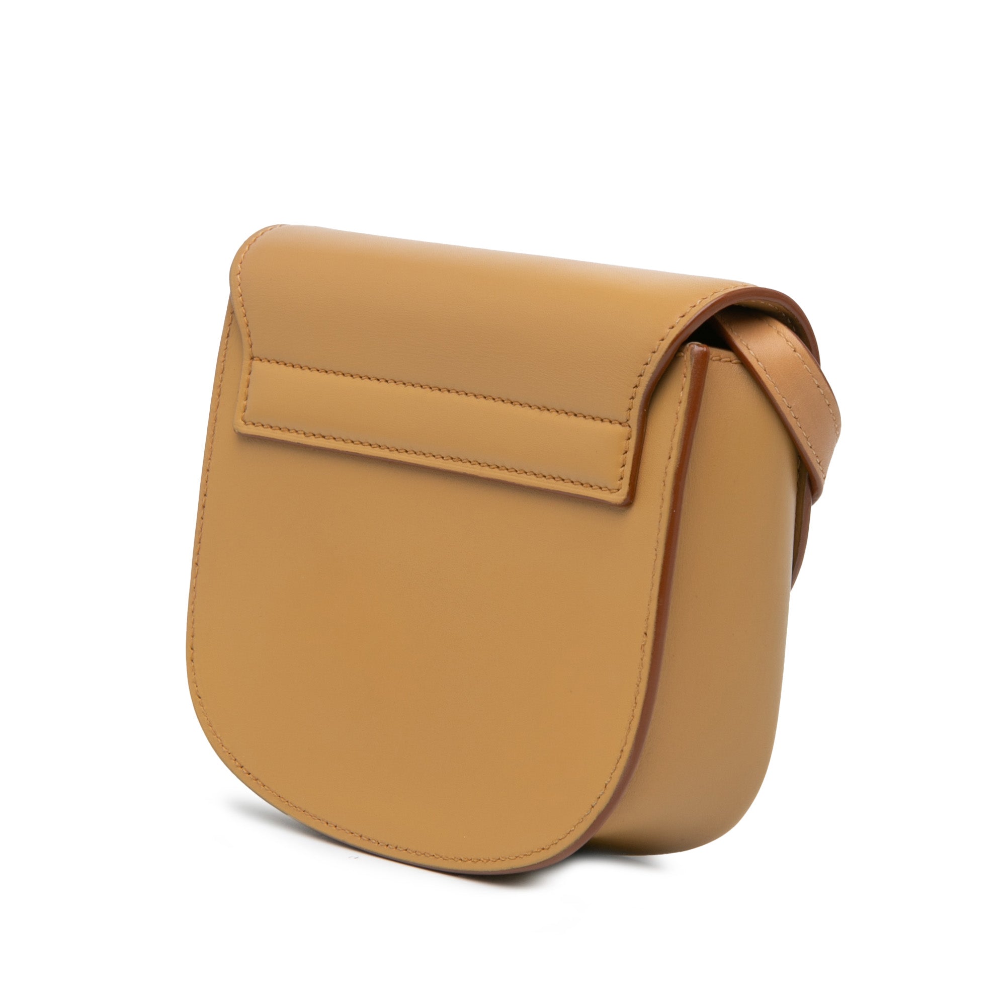 Saint Laurent | Pre-Owned Small Leather Kaia Crossbody | Brown/Light Brown