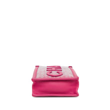 Chanel | Pre-Owned Tweed and PVC Phone Clutch with Chain | Pink