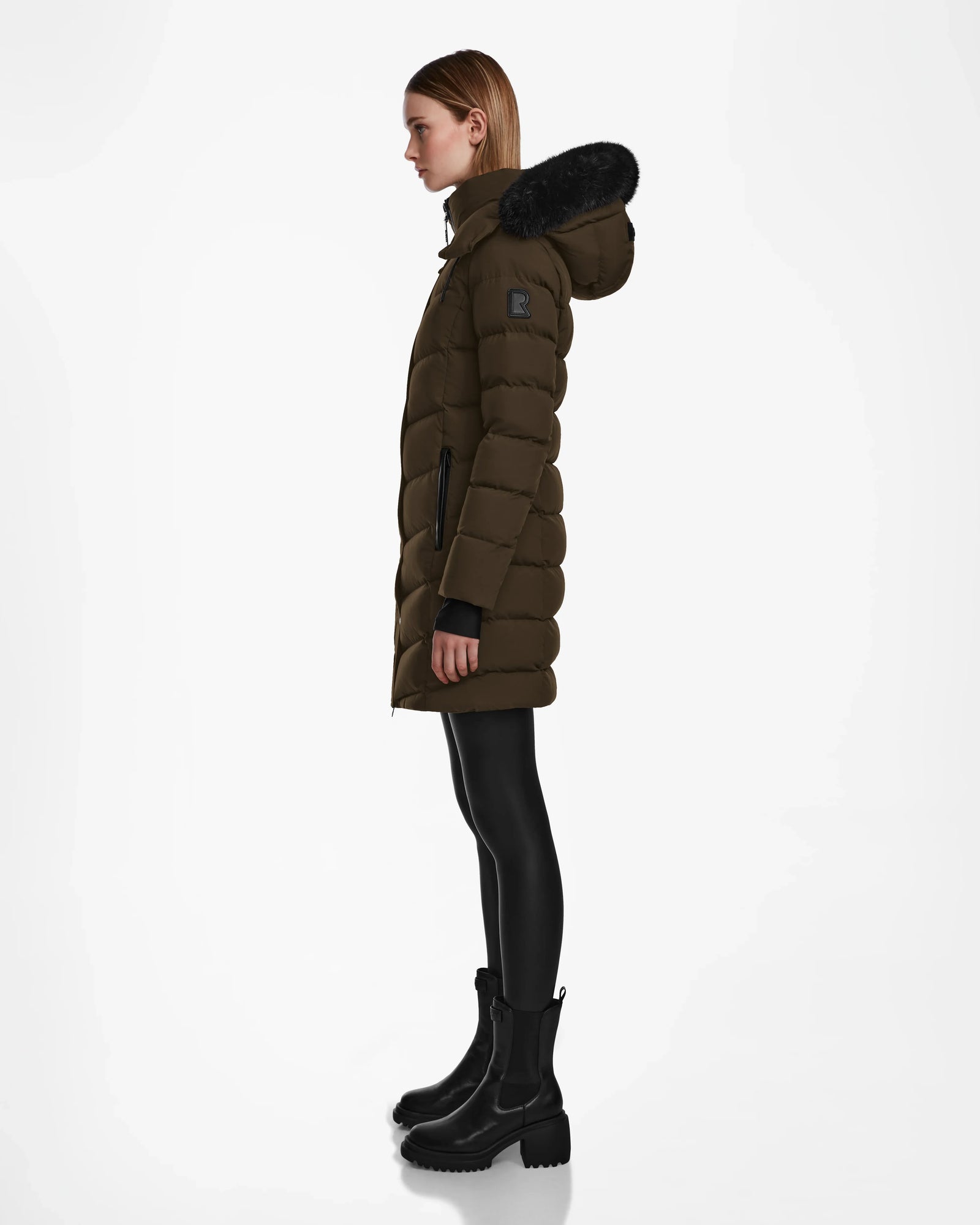 Women | ELISA Down Puffer | Army
